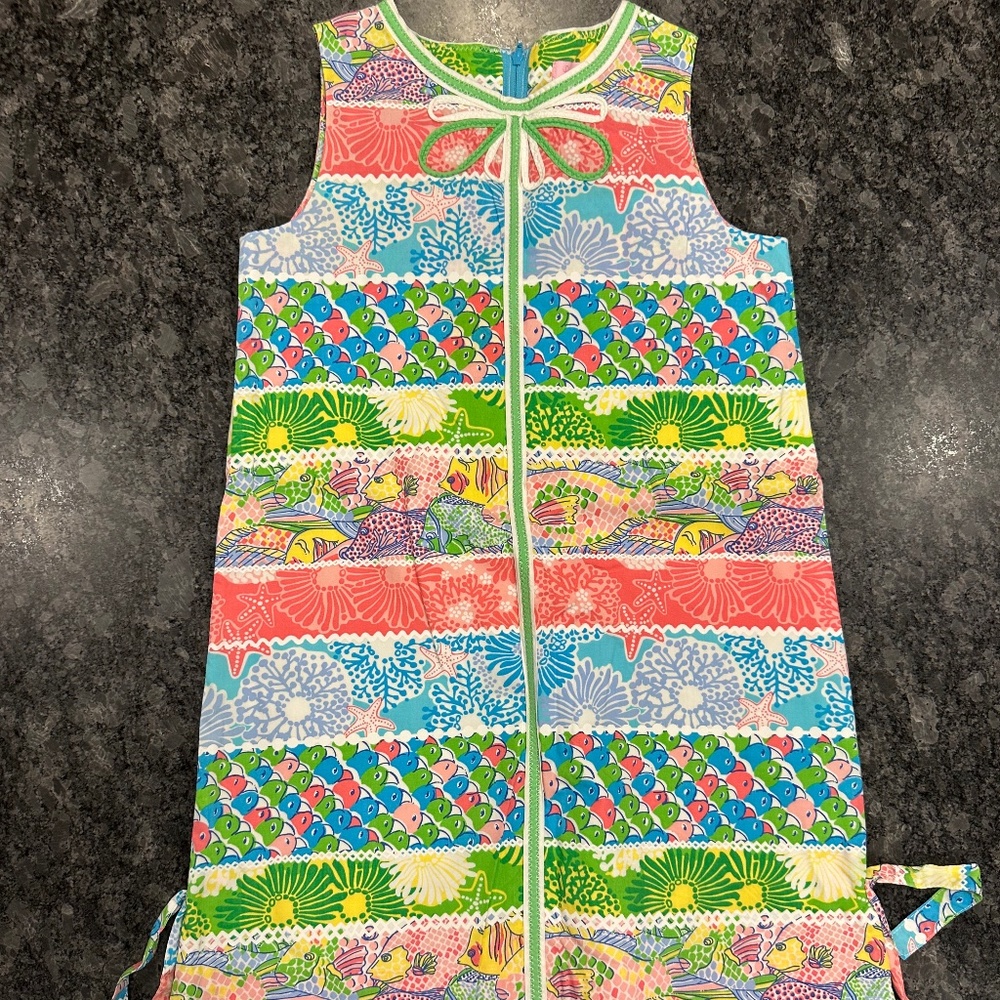Lilly Pulitzer Girls Dress with Bows on side - Girls size 8